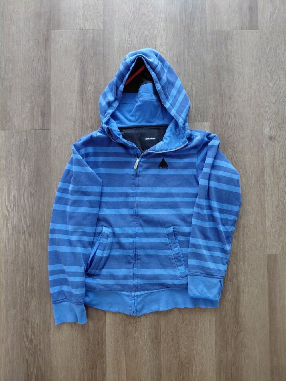 Burton Sleeper Striped Zip-Up Hoodie | Men’s Small | Y2K Ski